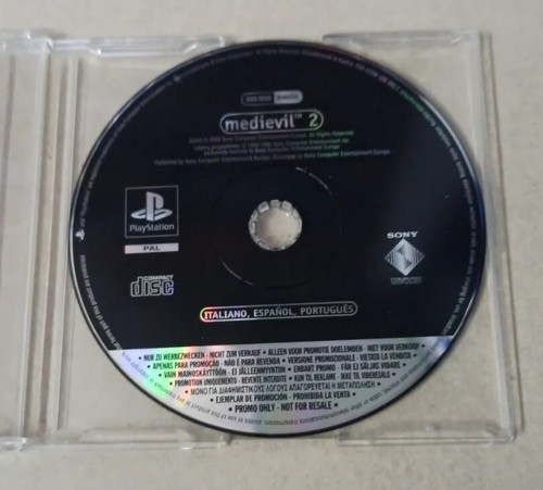 Promo disc medievil ps1 - disc,
